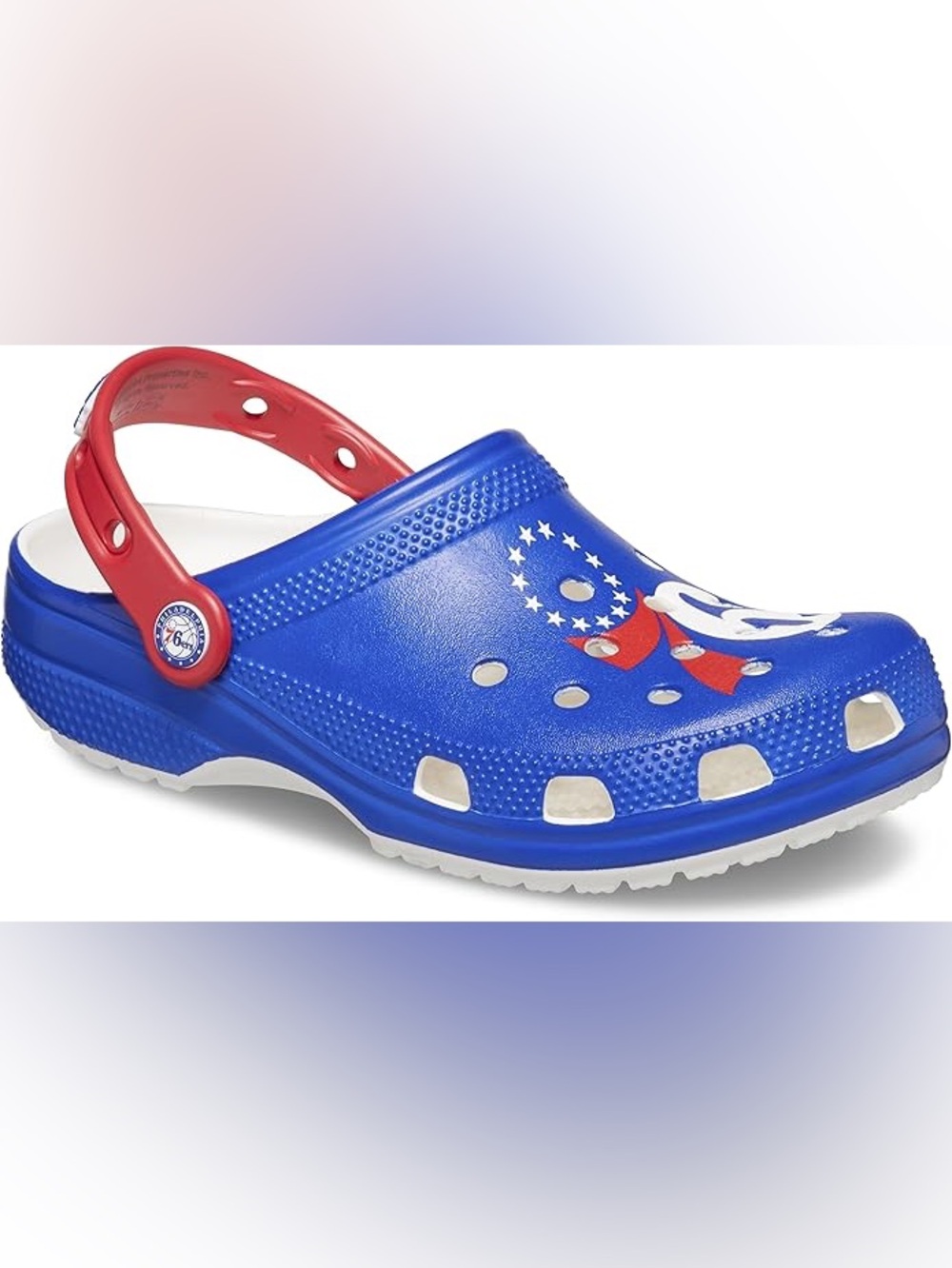 Crocs Unisex Adult 76ERS NBA Classic Clog. M9/W11 - Picture 6 of 7